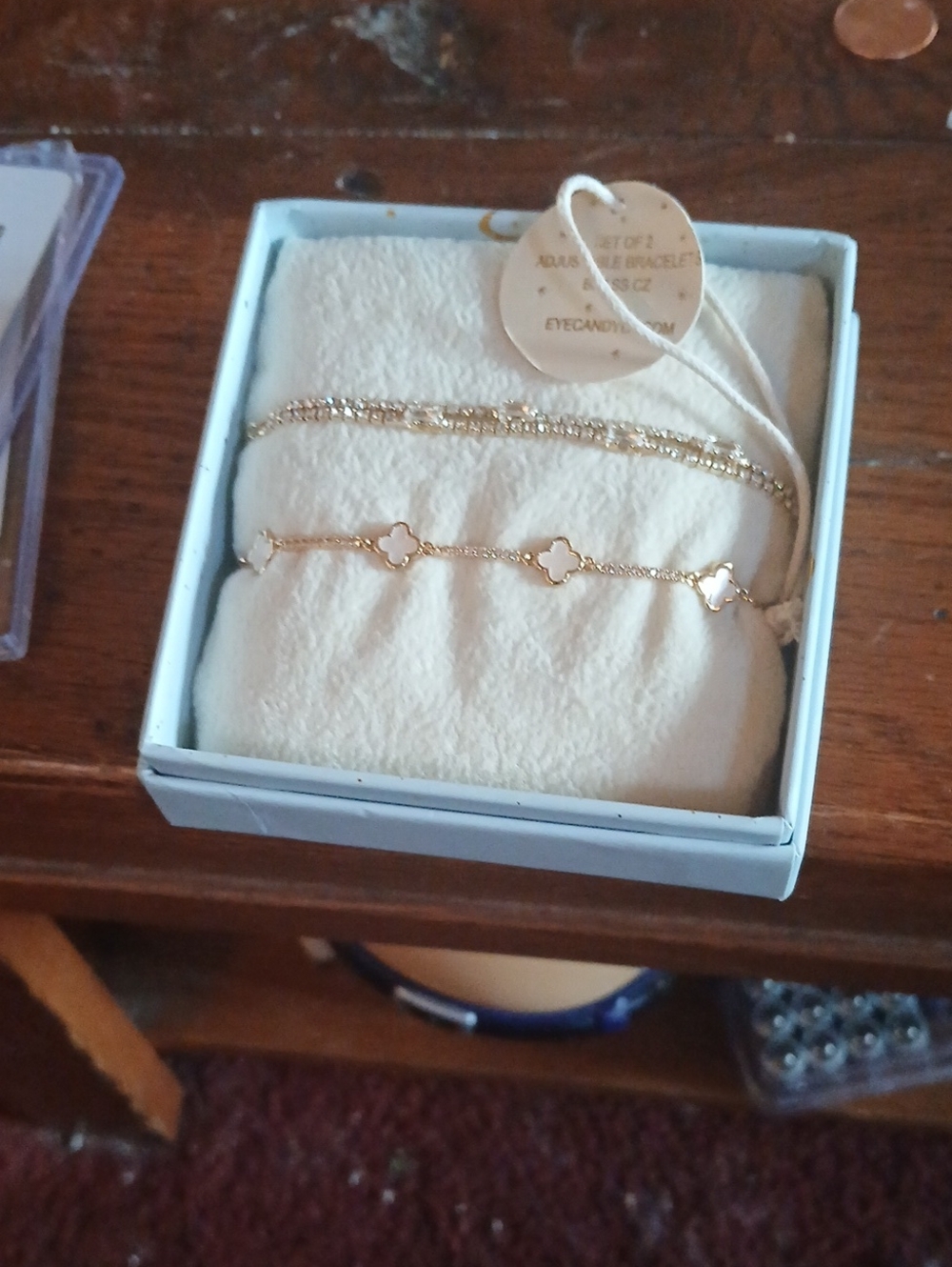 Armcandy Los Angeles Luxe Collection Gold Flower Double Toggle Bracelet
